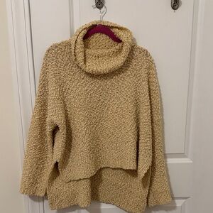 MINKPINK Textured Tan Turtleneck Sweater
